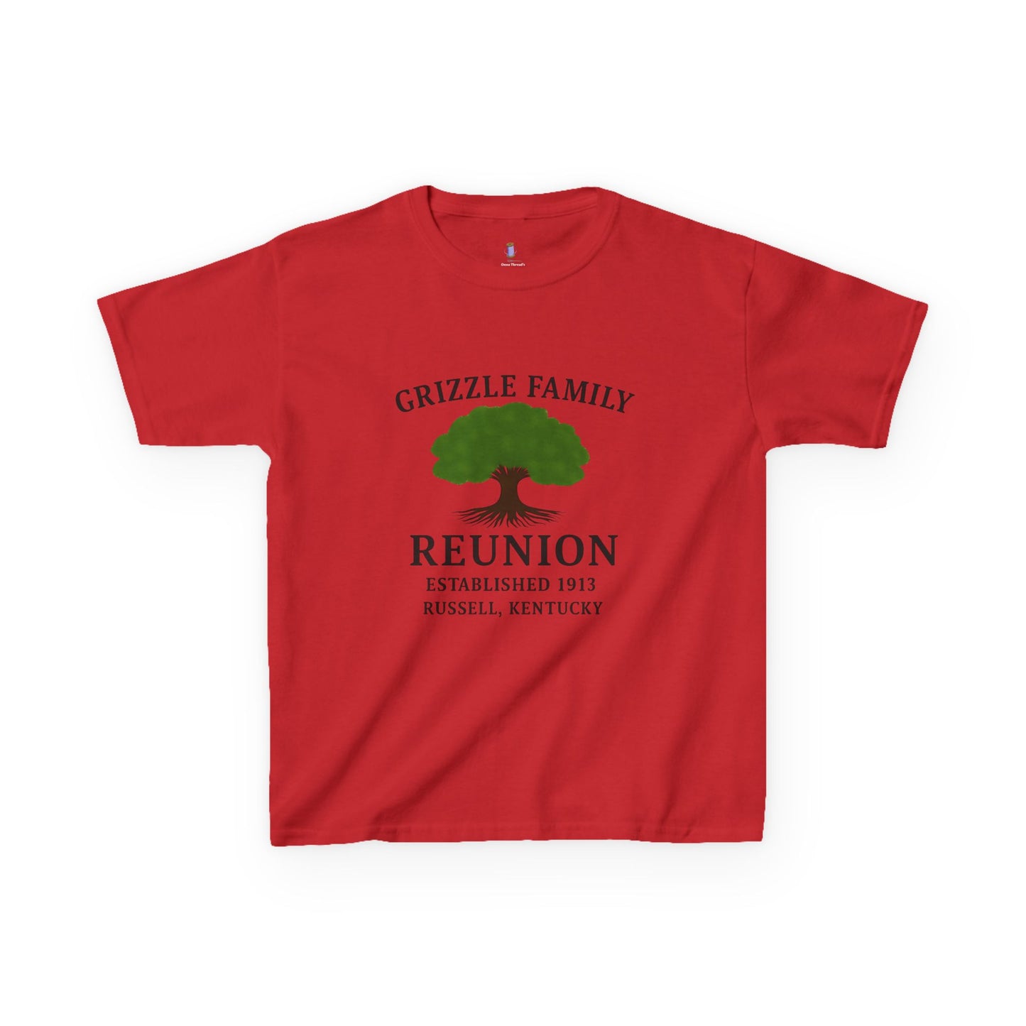Grizzle Family Reunion Youth Tee, Family Gathering Shirt, Personalized Kids T-Shirt, Family Heritage Gift, Kids Reunion Apparel