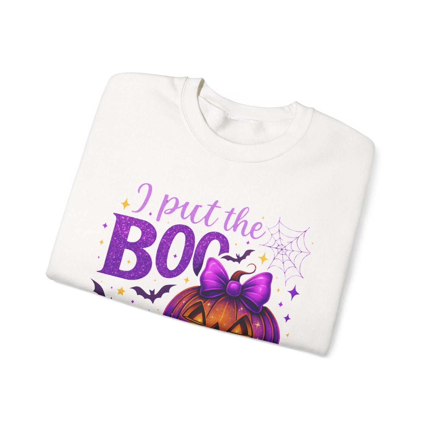 BOO-jee Halloween Pumpkin Sweatshirt | Fall Crewneck