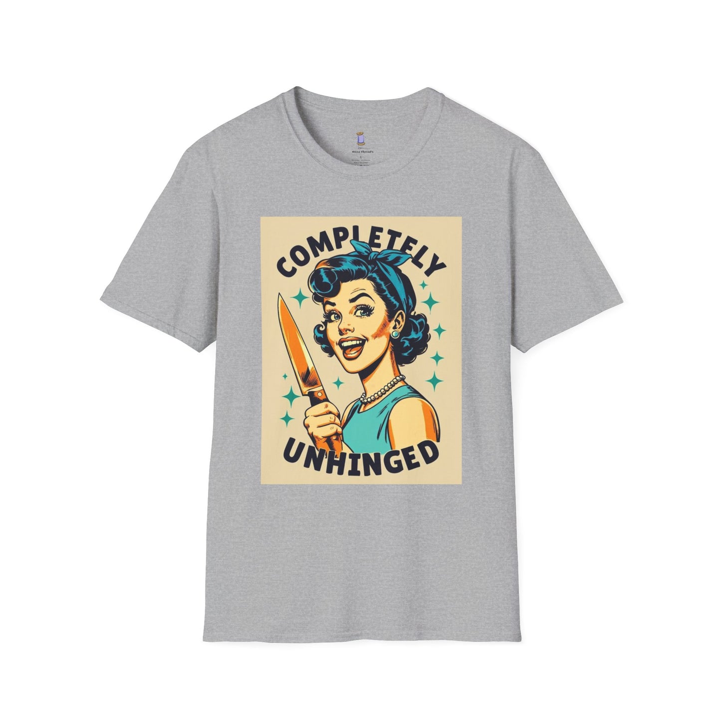 Unhinged Vintage Graphic T-Shirt | Funny Gift, Quirky Style, Unique Statement Tee, Casual Wear, Gift for Friends