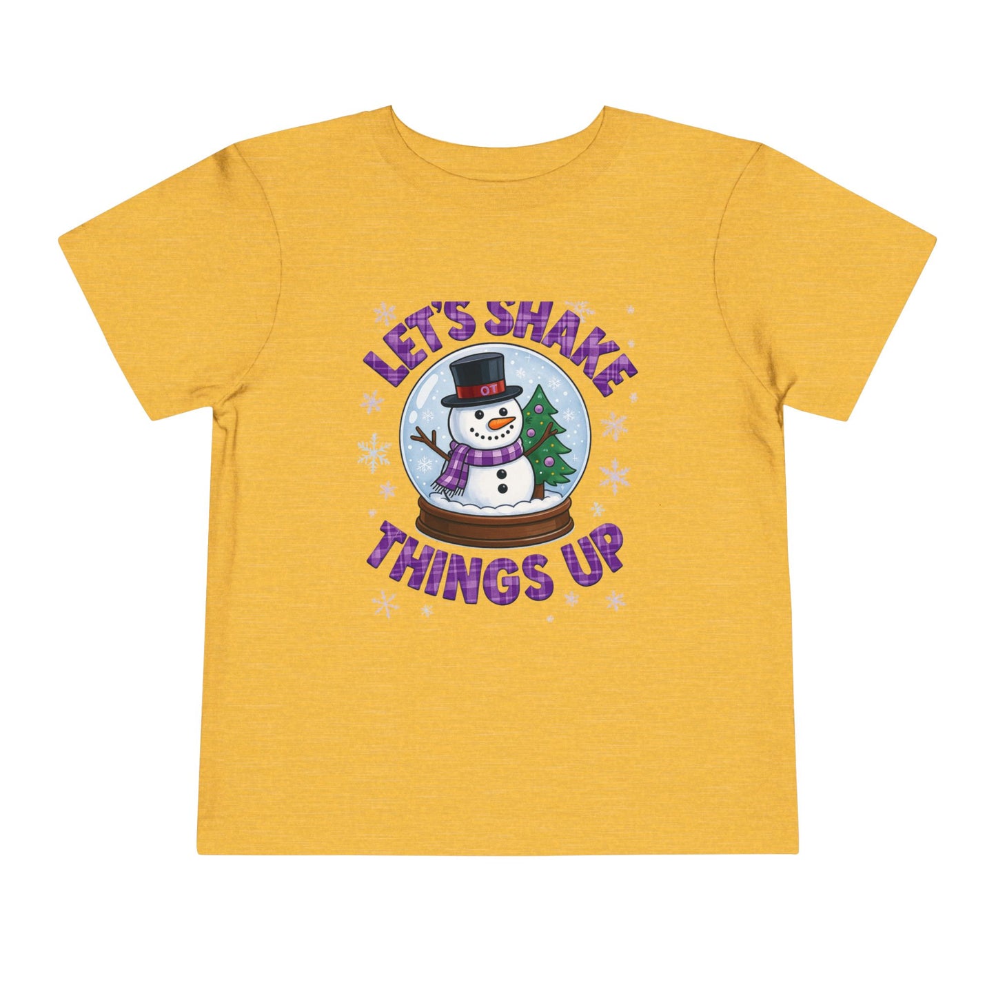 Shake Things Up! Snowman Christmas Toddler Tee