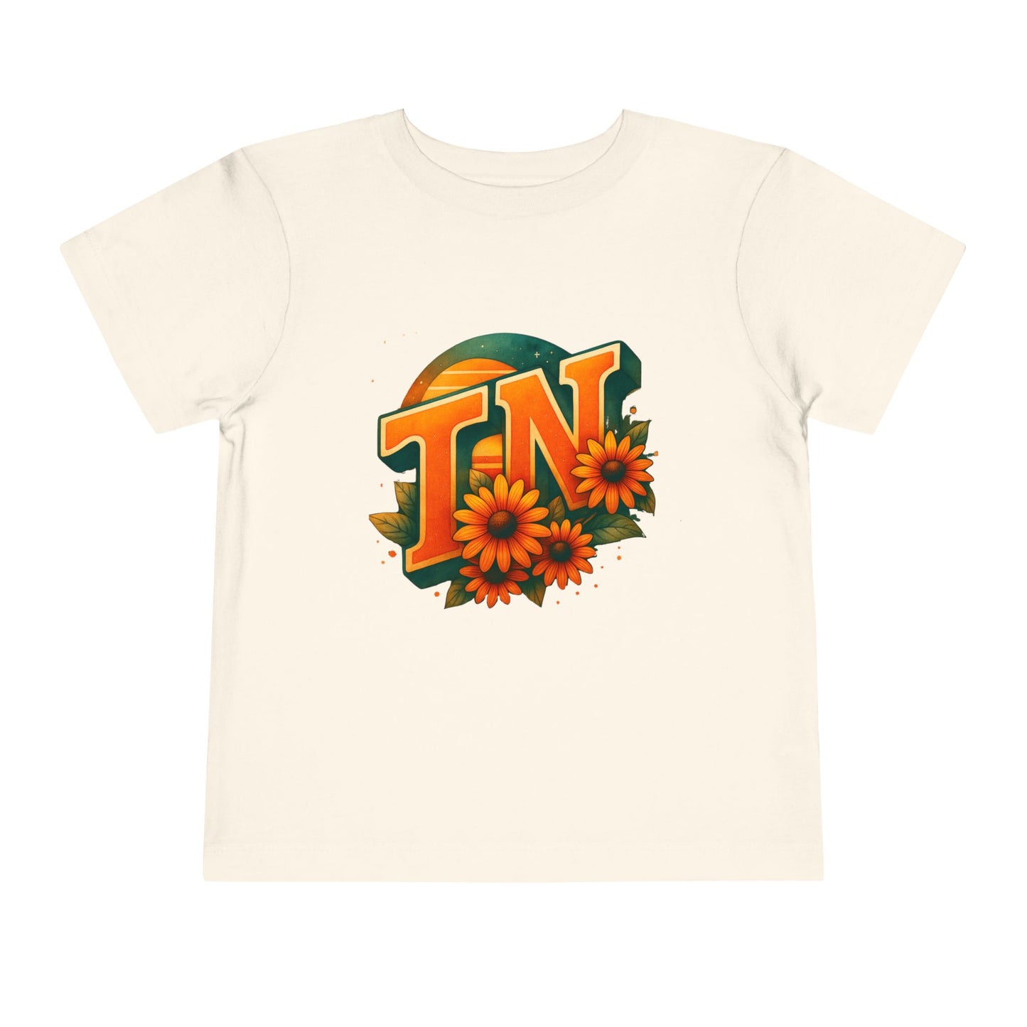 Toddler Tee Sunflower Sunset Design