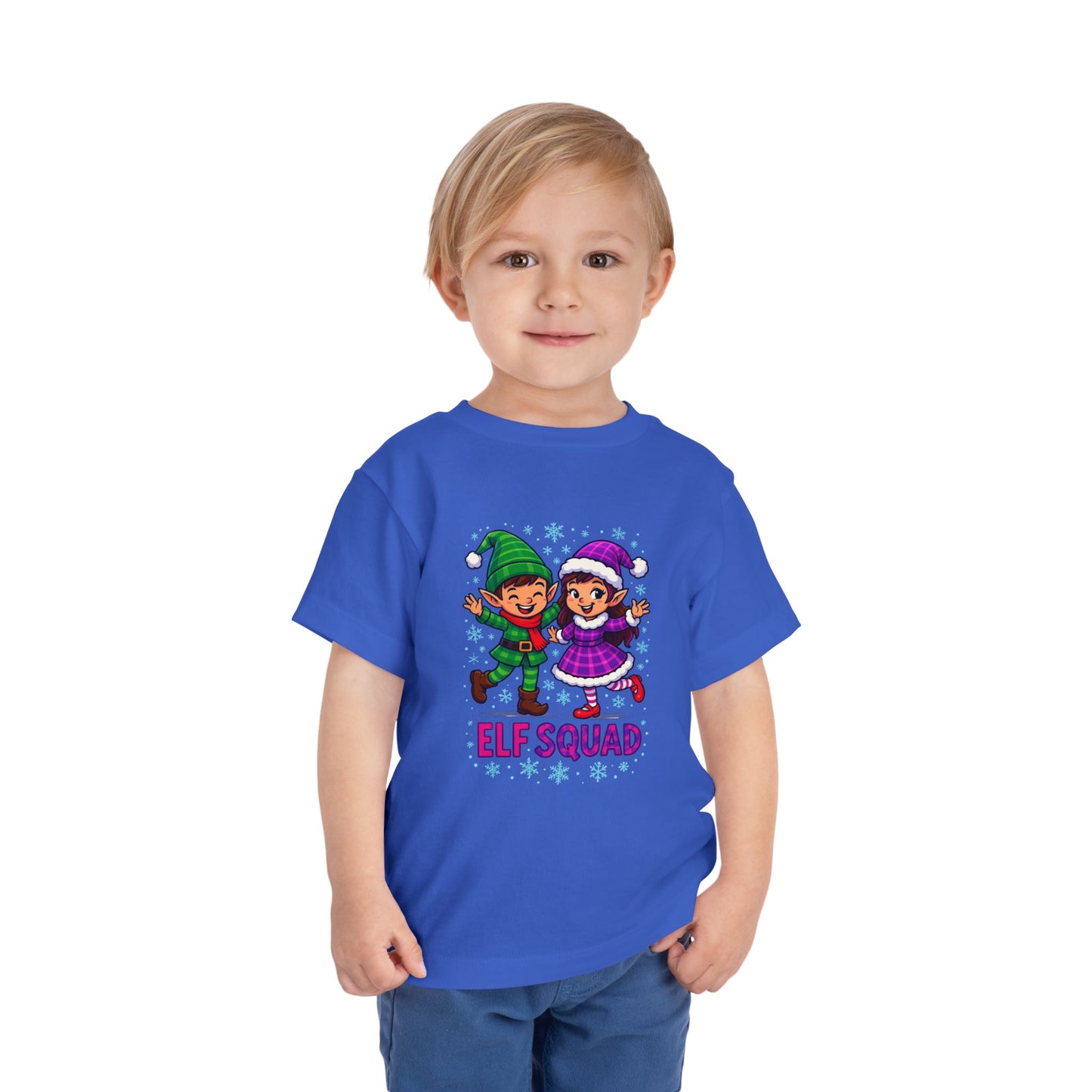 Elf Squad Toddler Christmas Tee