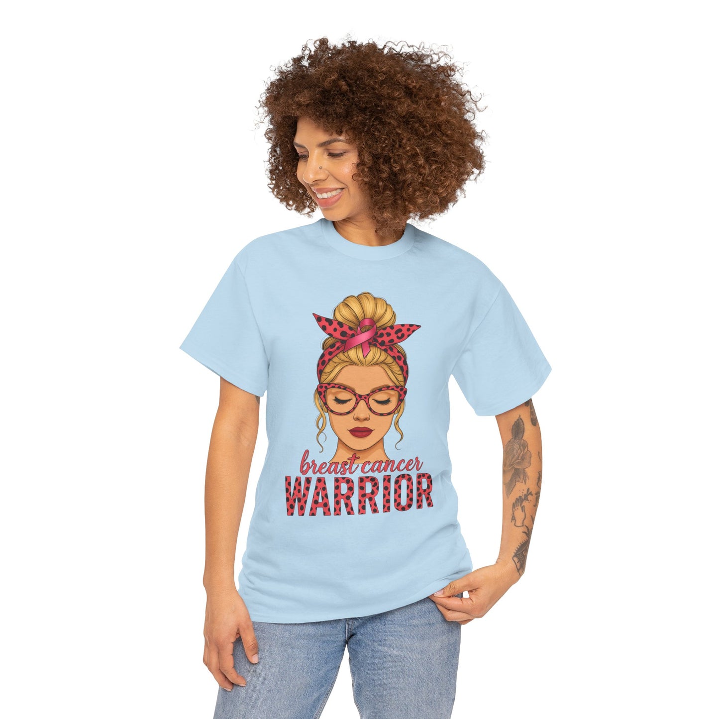 Breast Cancer Warrior Tee - Pink Ribbon Support