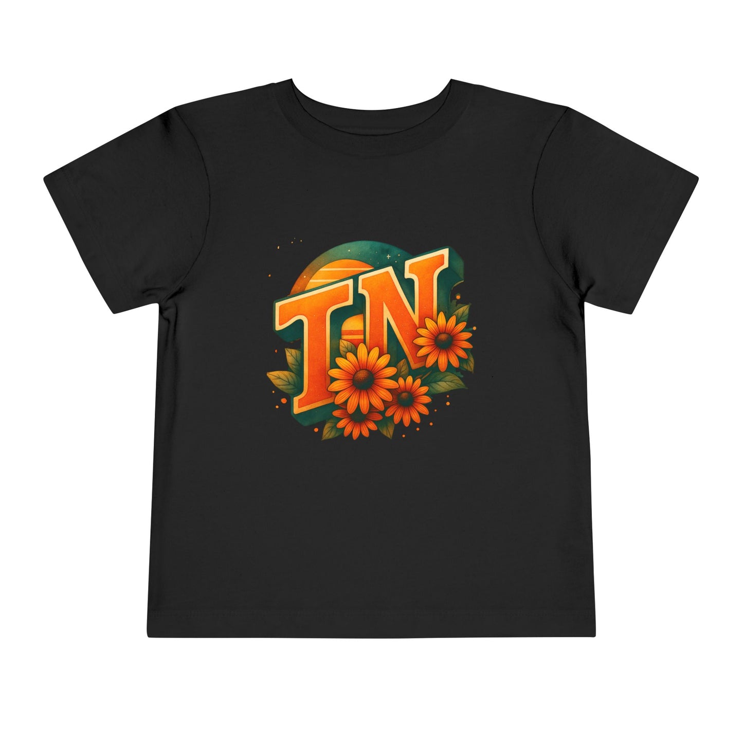 Toddler Tee Sunflower Sunset Design