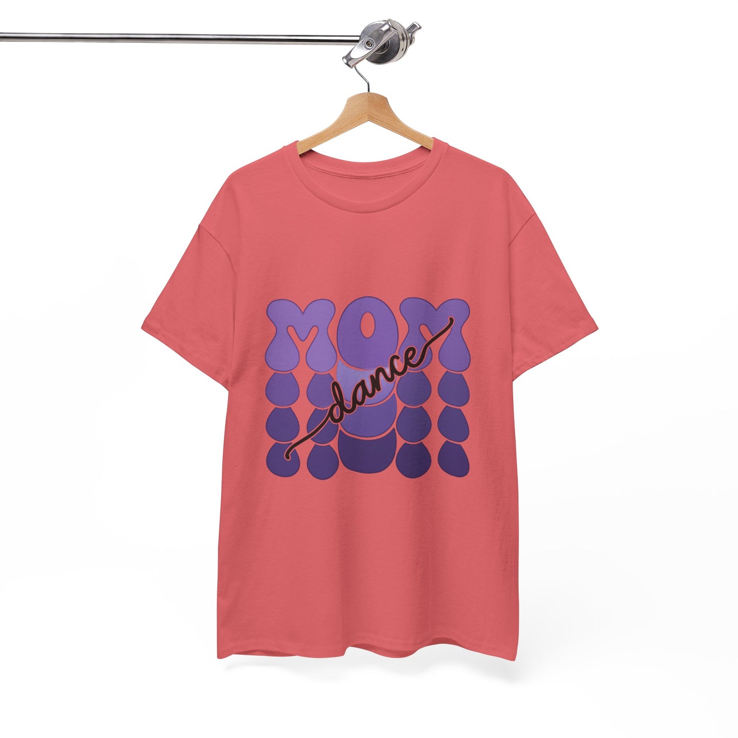 MOM Dance – Purple Letter Stage Spirit Tee