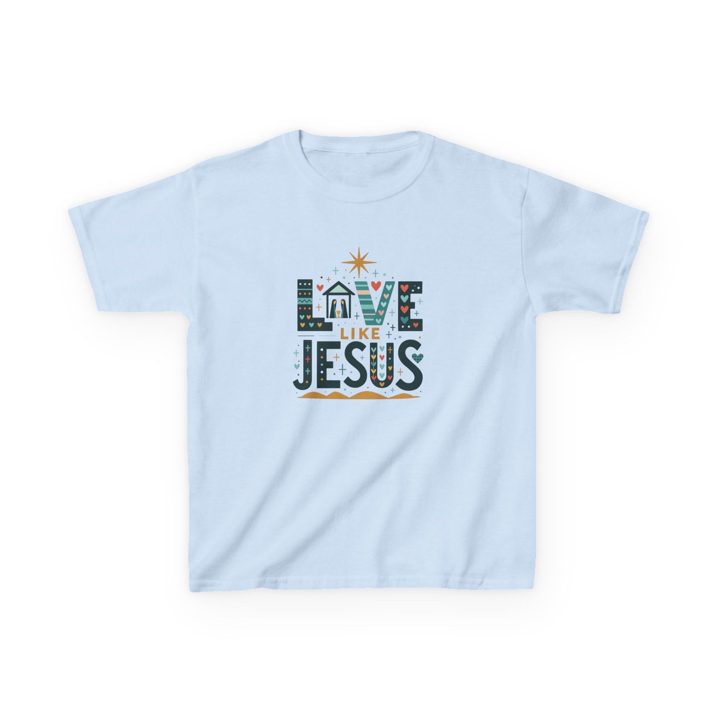 Love Like Jesus - Dino Christmas Tee