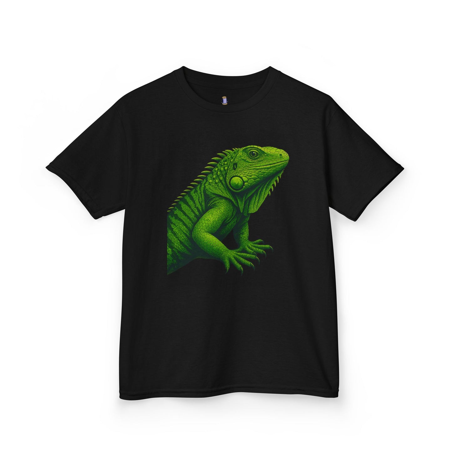 Green Iguana Kids Tee - Fun Shirt for Nature Lovers, Birthday Gift, Summer Wear, Animal Lovers, Eco-Friendly Clothing