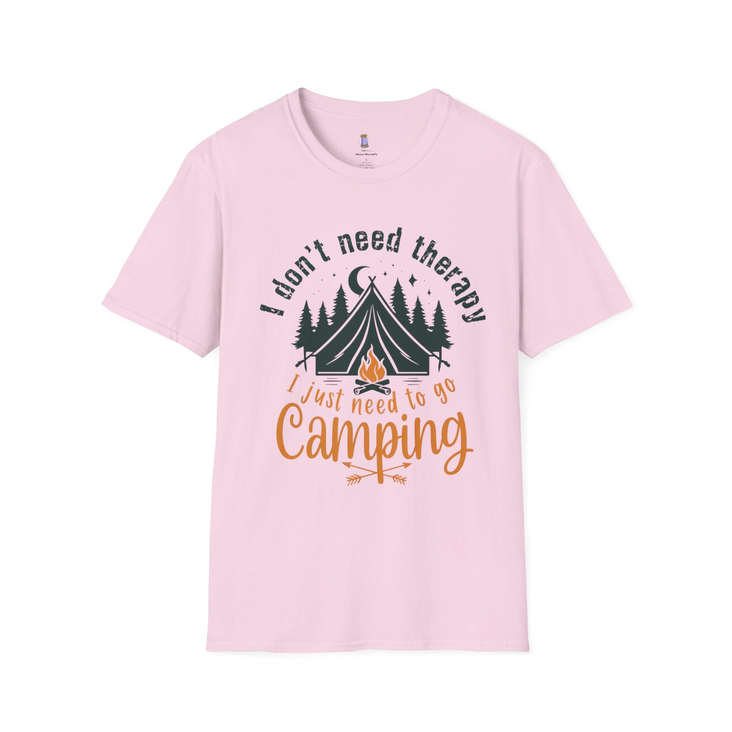 Camping Therapy Unisex T-Shirt | Outdoor Enthusiast Gift | Nature Lover Tee | Adventure Shirt | Camping Apparel