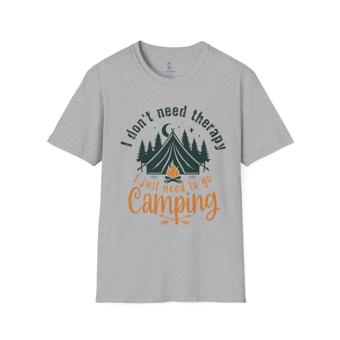 Camping Therapy Unisex T-Shirt | Outdoor Enthusiast Gift | Nature Lover Tee | Adventure Shirt | Camping Apparel