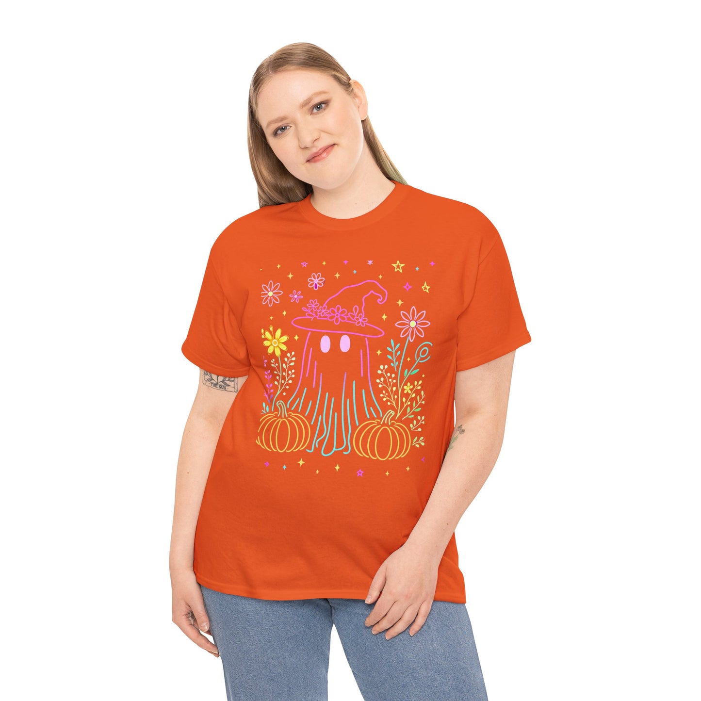 Pastel Ghost Witch Hat Tee