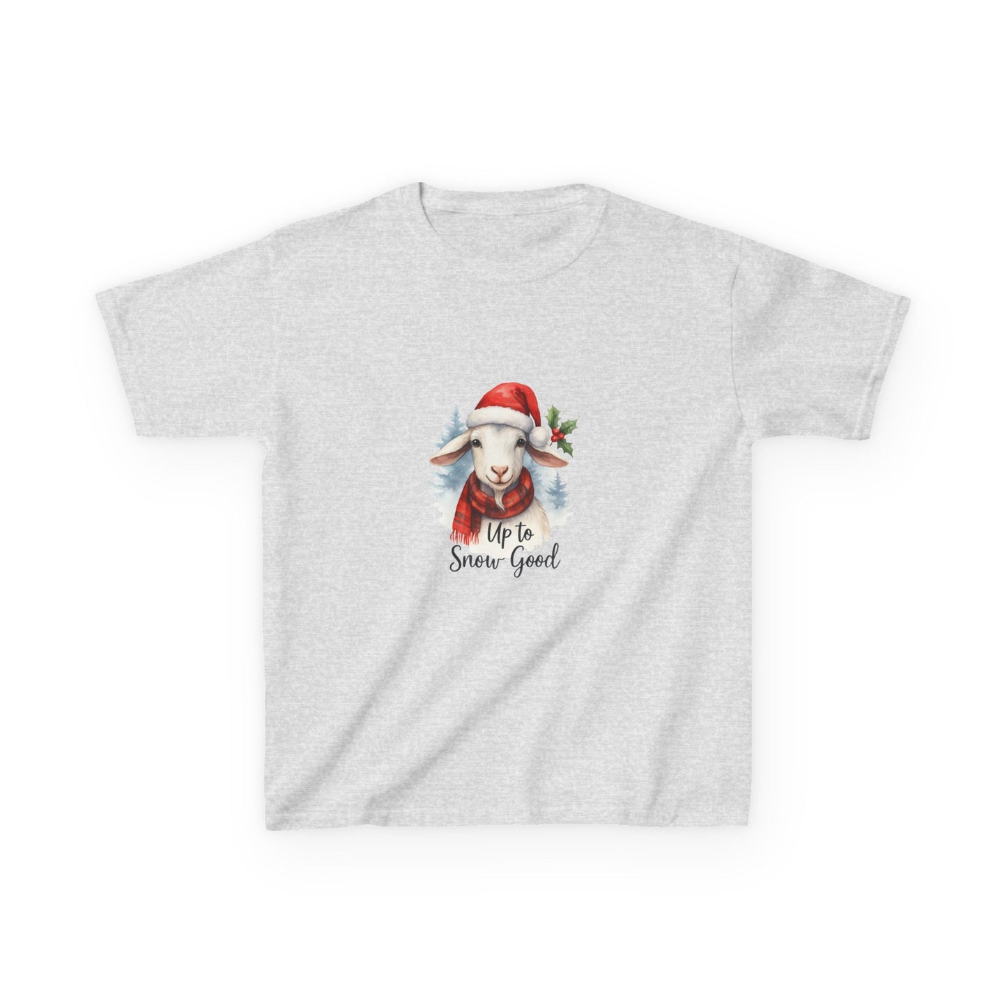 Goat Santa Christmas Tee - Up to Snow Good!