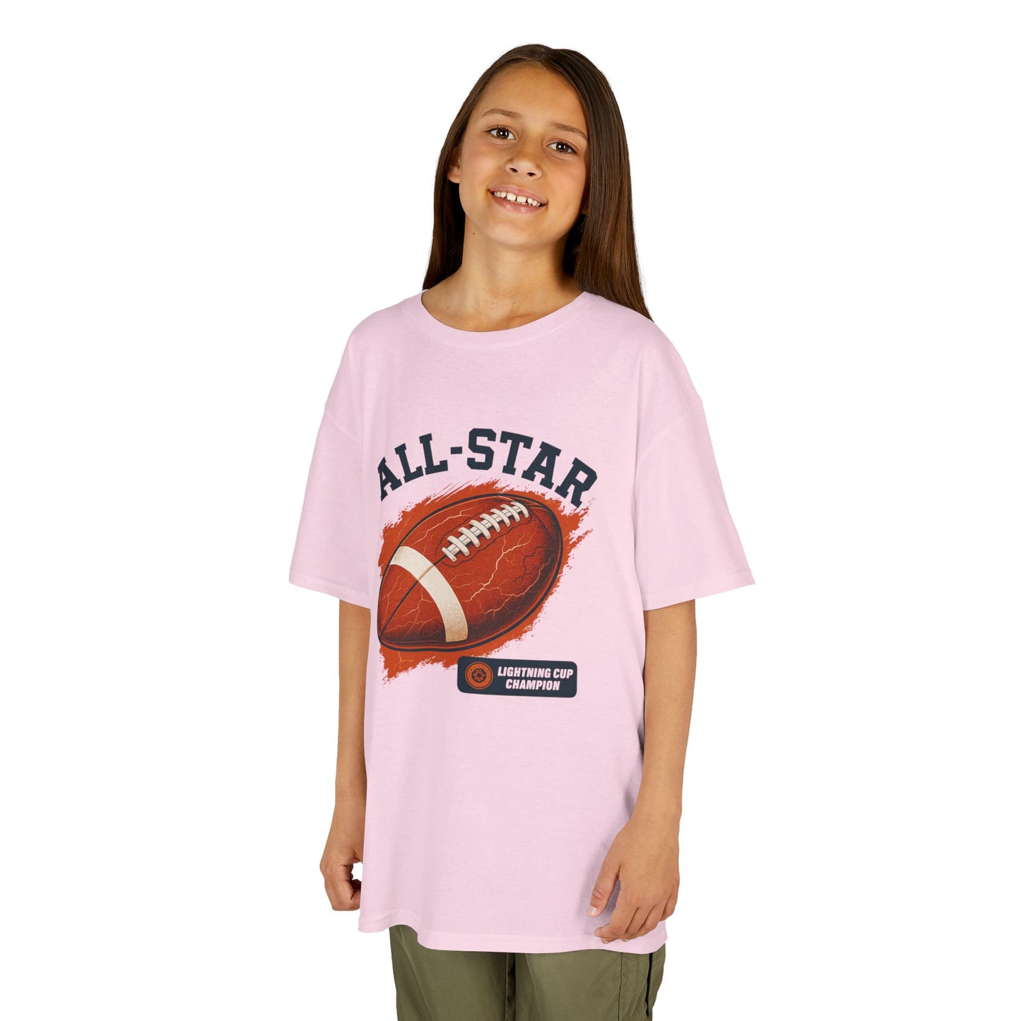 All-Star Kids Football Tee, Sports Apparel, Boys Football Shirt, Kids Casual Wear, Back To School Shirt, Birthday Gift