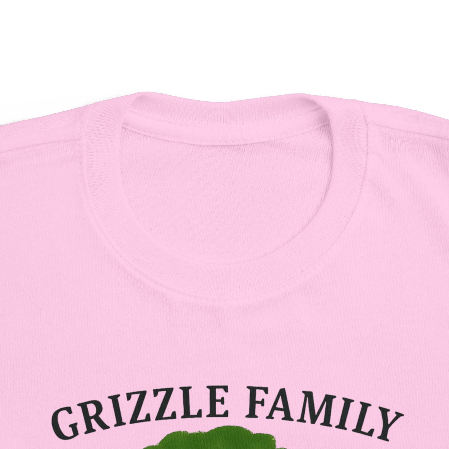 Personalized Grizzle Family Reunion Toddler Tee, Kid's Cotton T-Shirt, Children's Family Gathering Shirt, Custom Family Tee, Kids Event Shirt