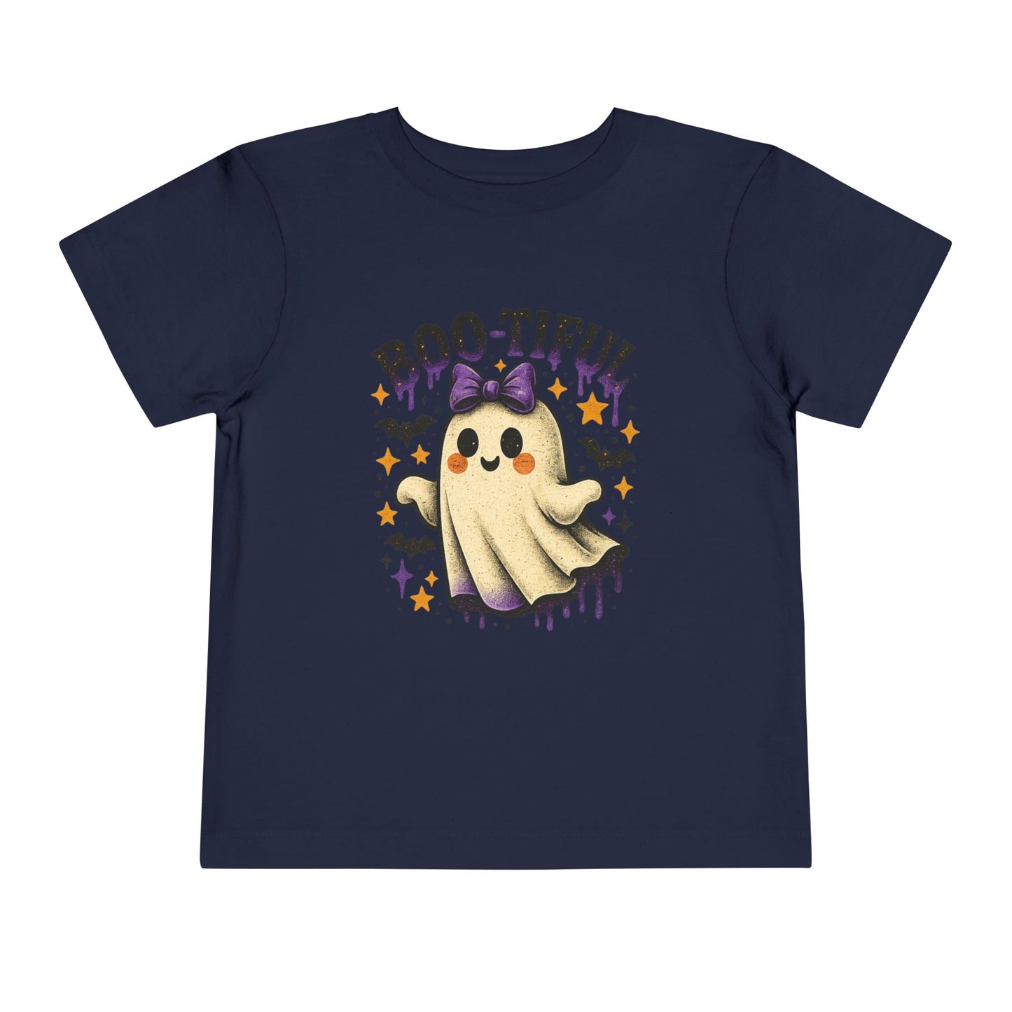 Boo-tiful Ghost Halloween Toddler Tee
