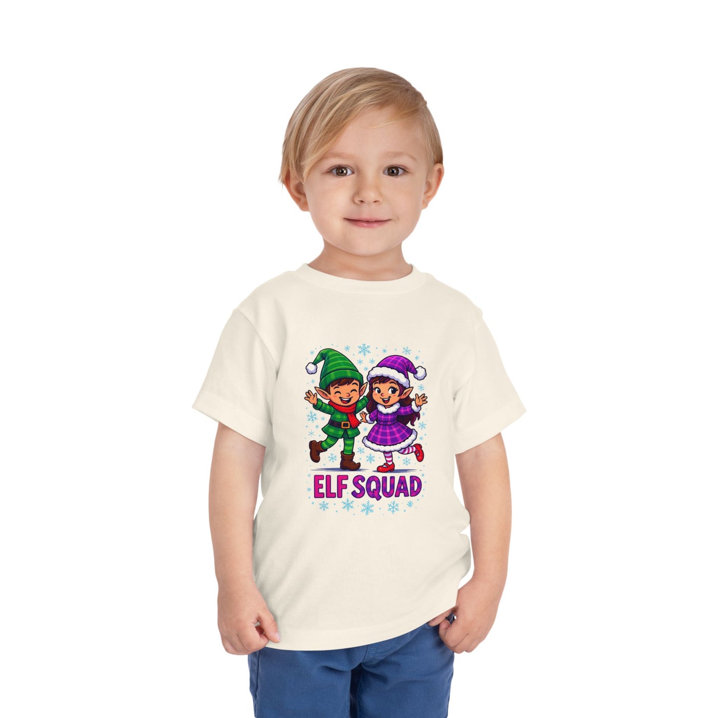 Elf Squad Toddler Christmas Tee