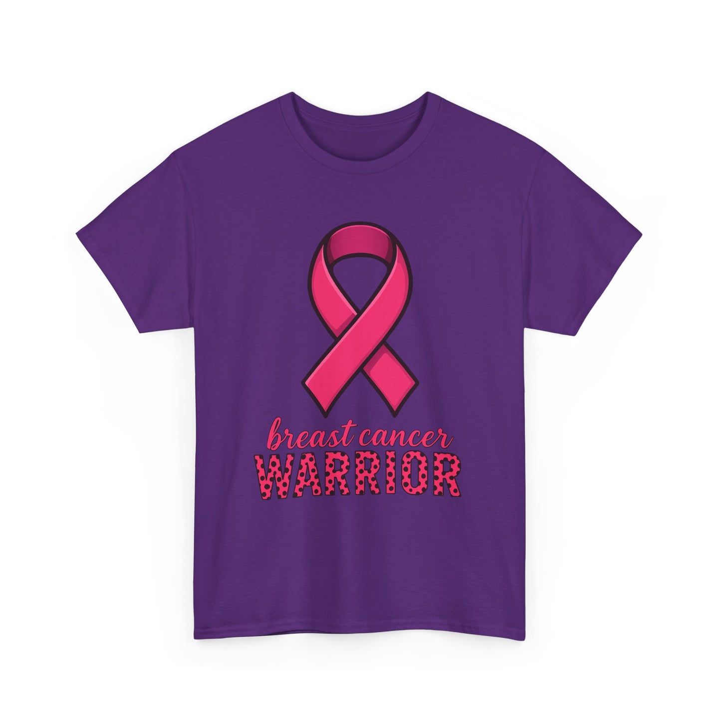Breast Cancer Warrior Pink Ribbon Tee
