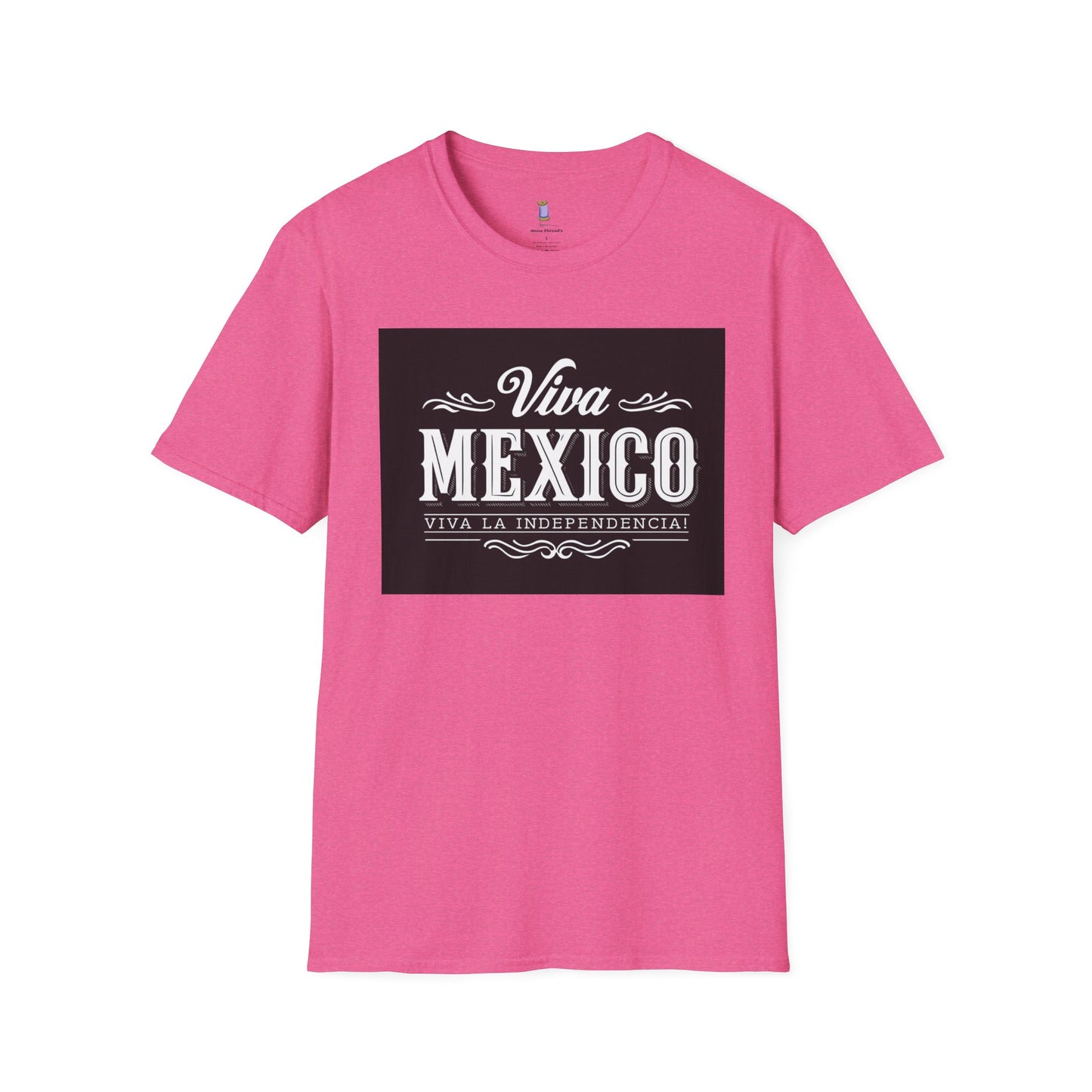 Viva Mexico Tees | Unisex Softstyle T-Shirt for Celebrations, Gifts, Independence Day, Weekend Outings, Casual Wear