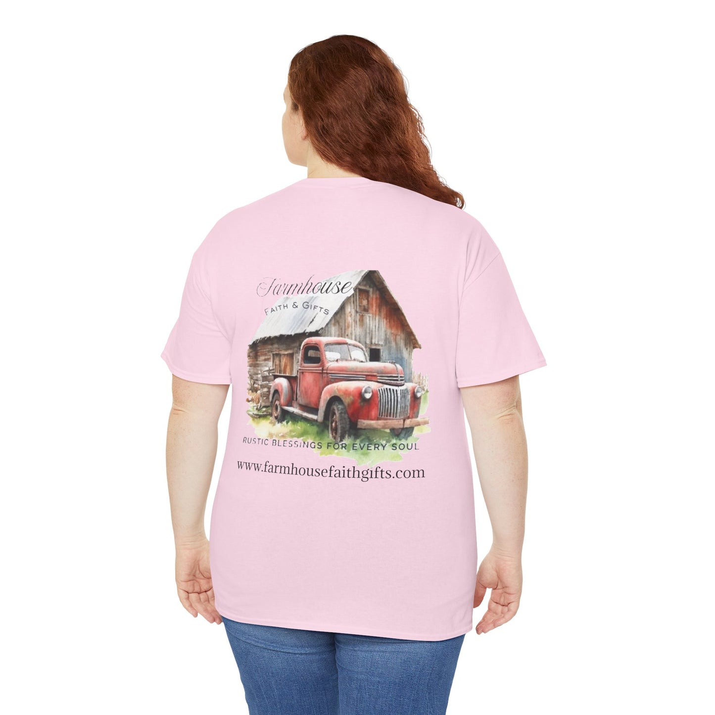 Rustic Farmhouse Unisex Tee, Country Style Shirt, Vintage Truck Tee, Back to Nature Apparel, Ideal Gift for Farm Lovers