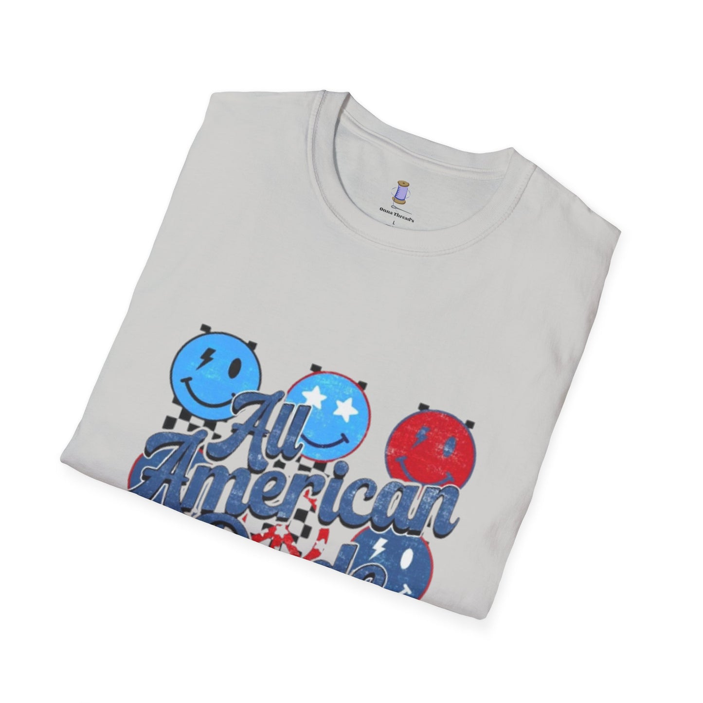 All American Dude Unisex T-Shirt, Patriotic Tee, Summer Fashion, Gift for Him, July 4th Celebration, Casual Wear