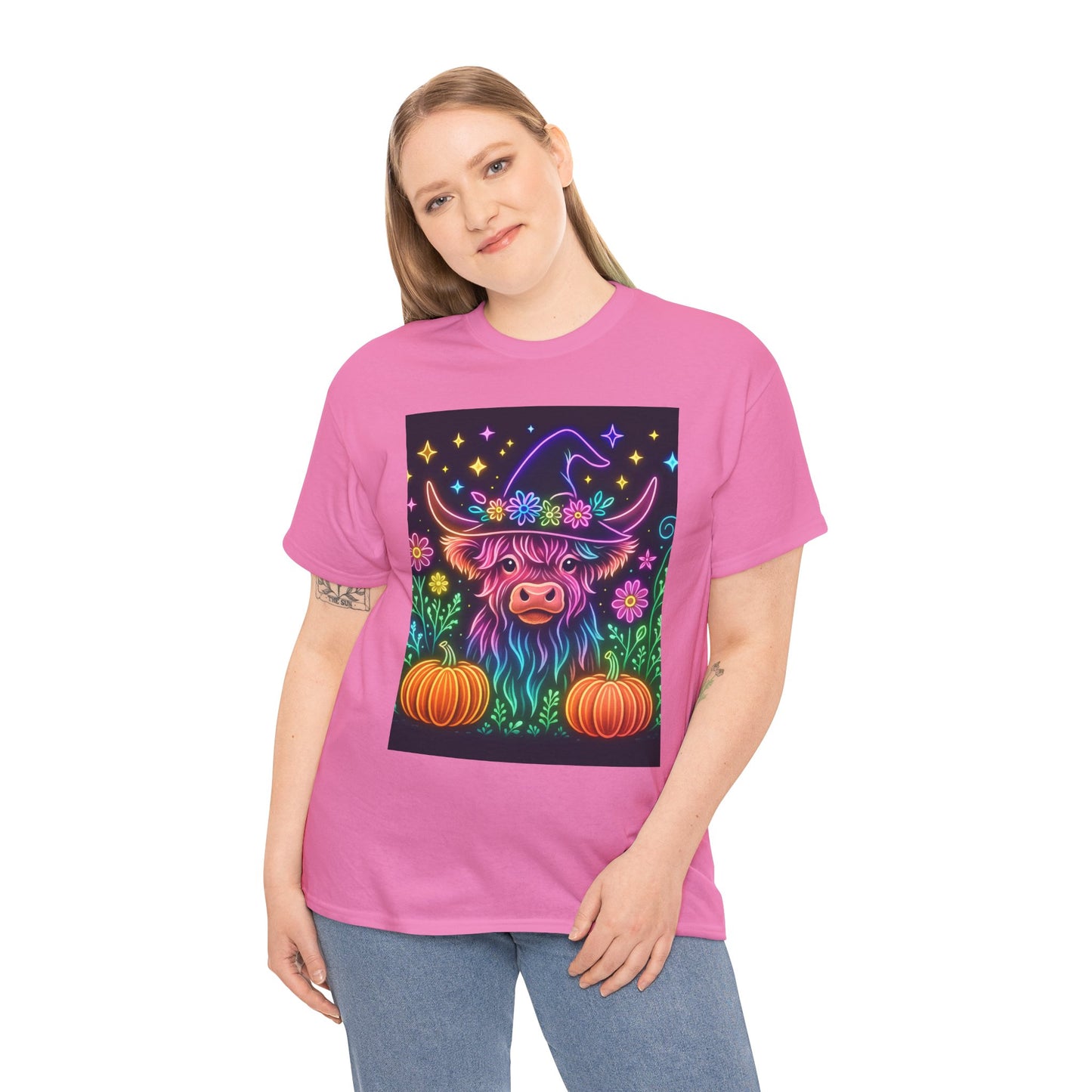 Neon Halloween Highland Tee