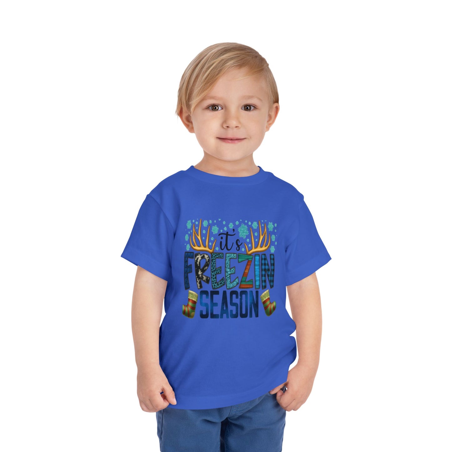 It's FREEZIN' SEASON Toddler Christmas Tee