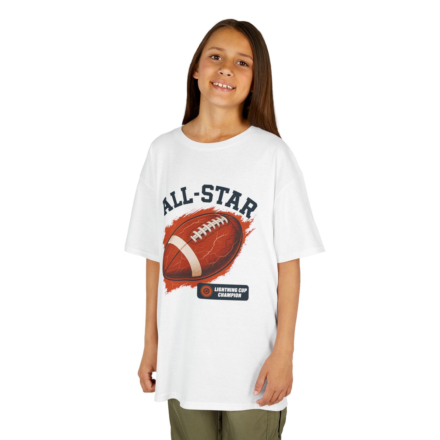 All-Star Kids Football Tee, Sports Apparel, Boys Football Shirt, Kids Casual Wear, Back To School Shirt, Birthday Gift