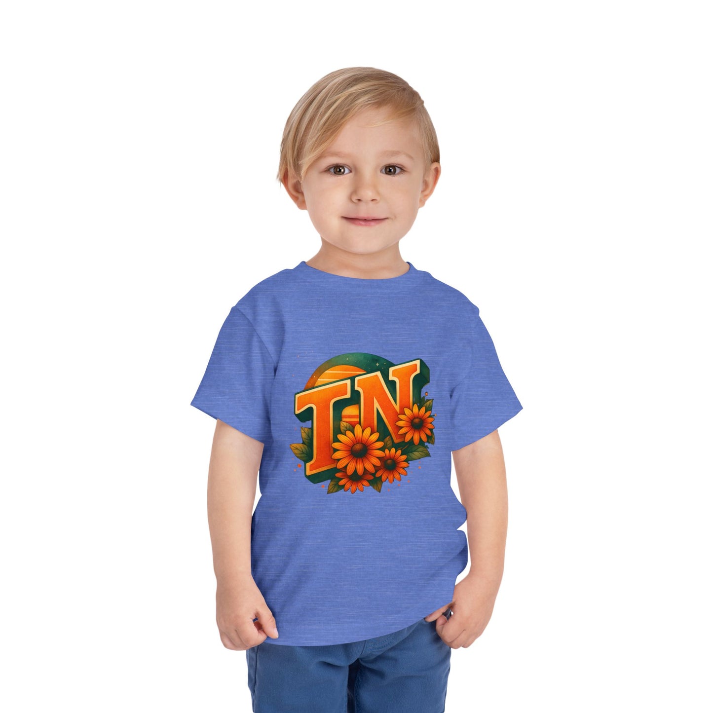 Toddler Tee Sunflower Sunset Design
