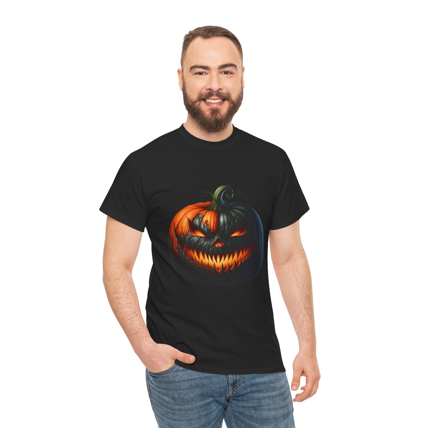 Sinister Pumpkin – Halloween Glow Tee