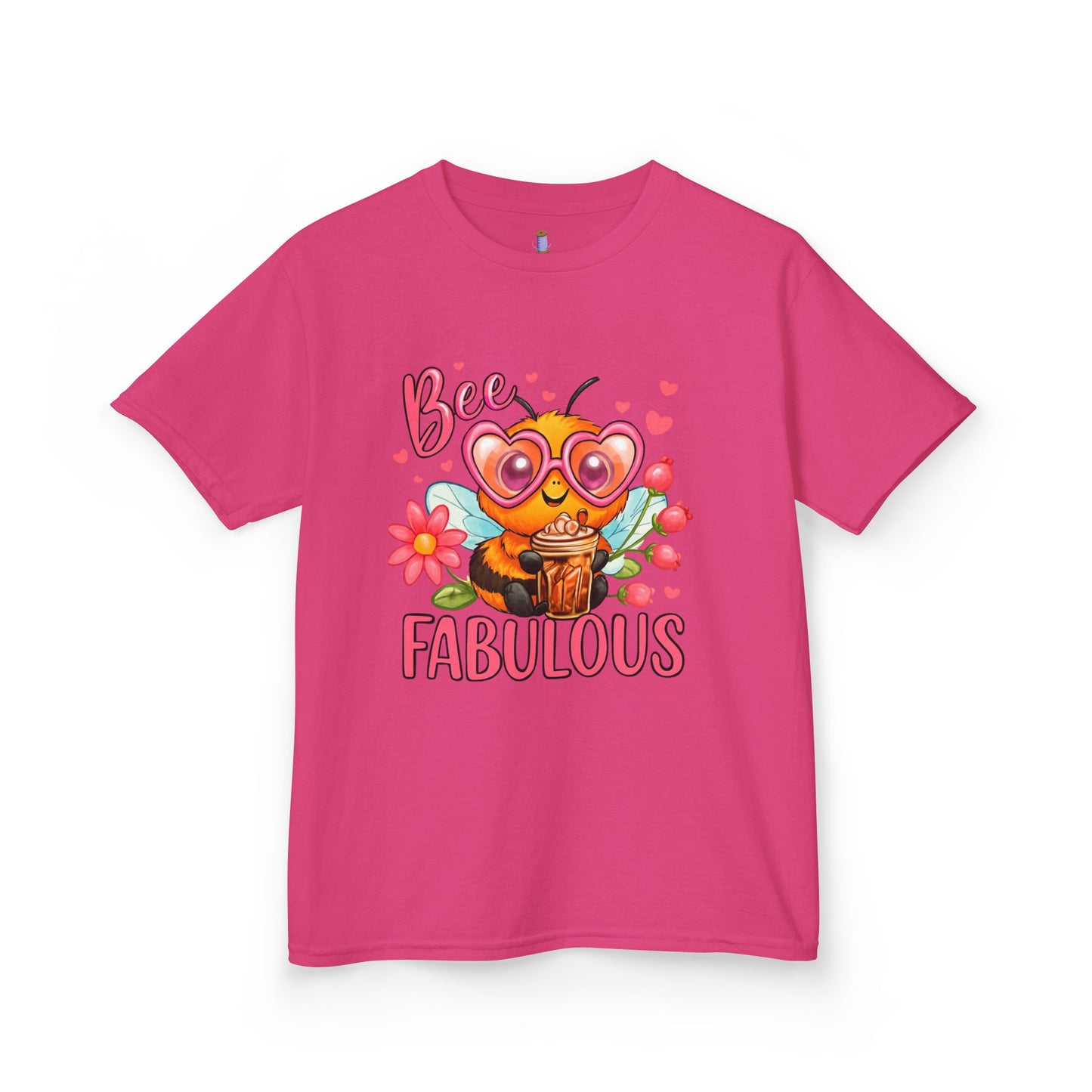 Bee Fabulous Kids Tee | Cute Kids T-Shirt, Birthday Gift, Summer Wear, Flower Lover Tee, Kids Fashion