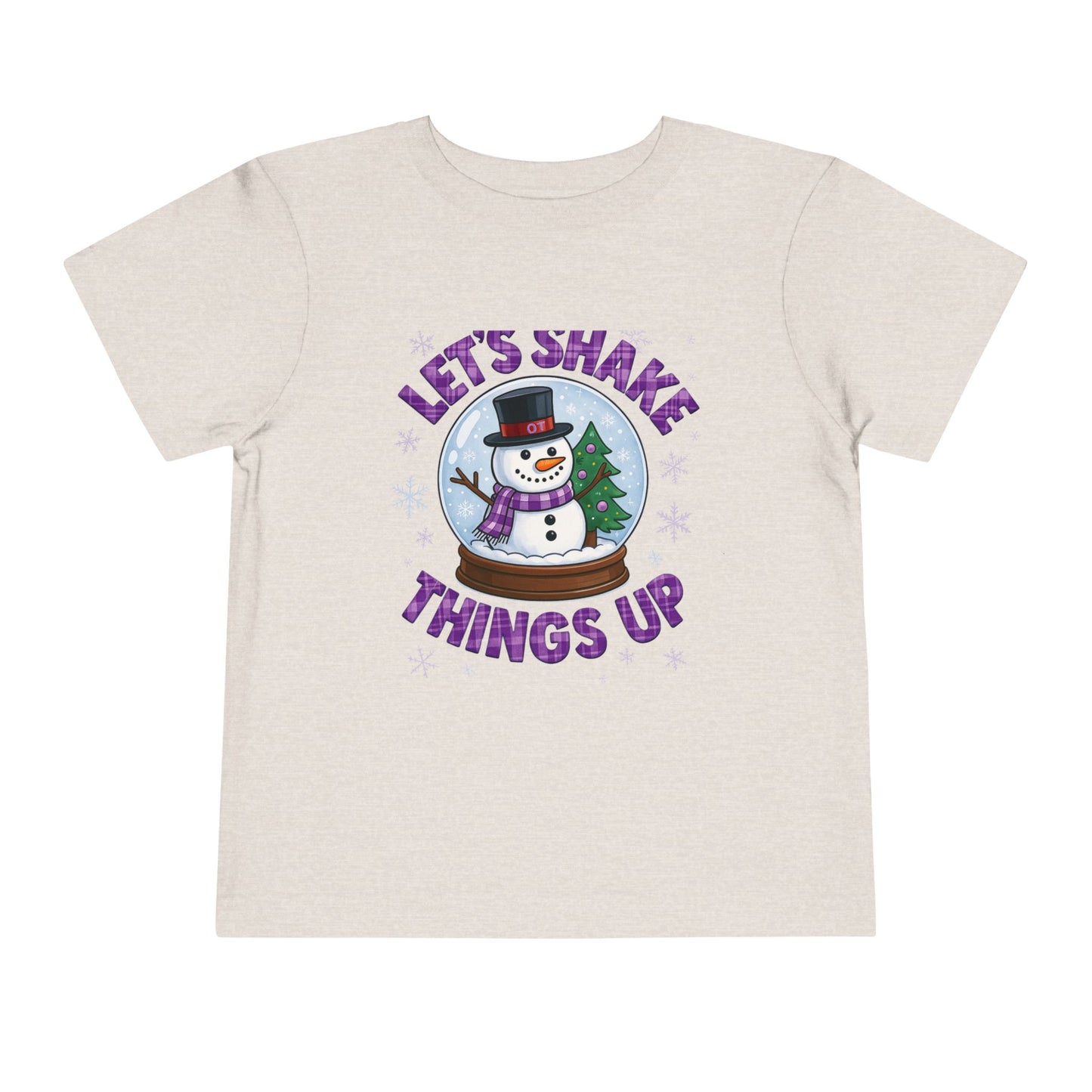 Shake Things Up! Snowman Christmas Toddler Tee