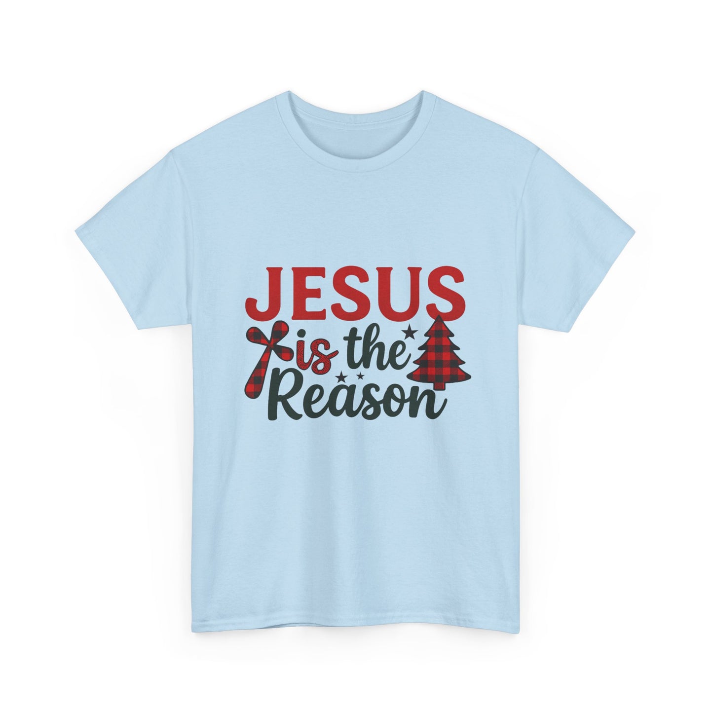 Jesus is the Reason Christmas Tee - Faith-Based Holiday Gift