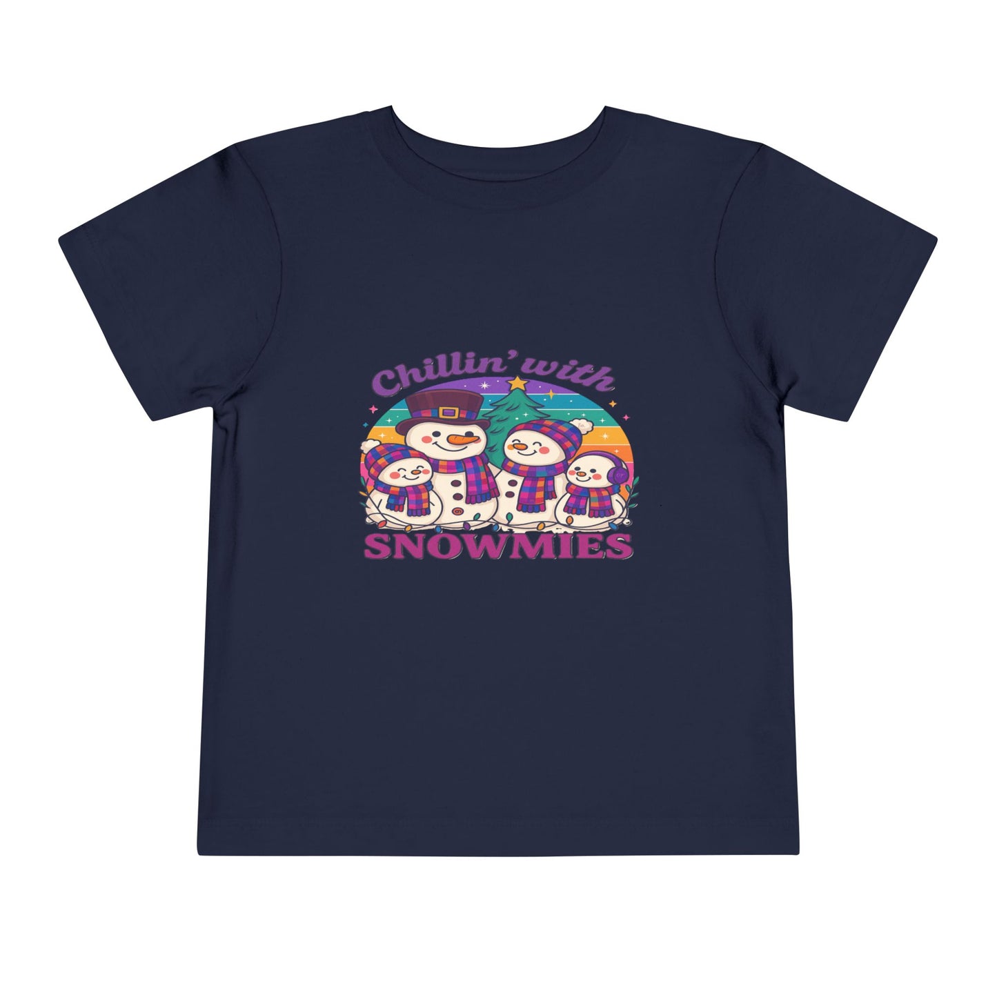 Chillin' with Snowmies Toddler Christmas Tee
