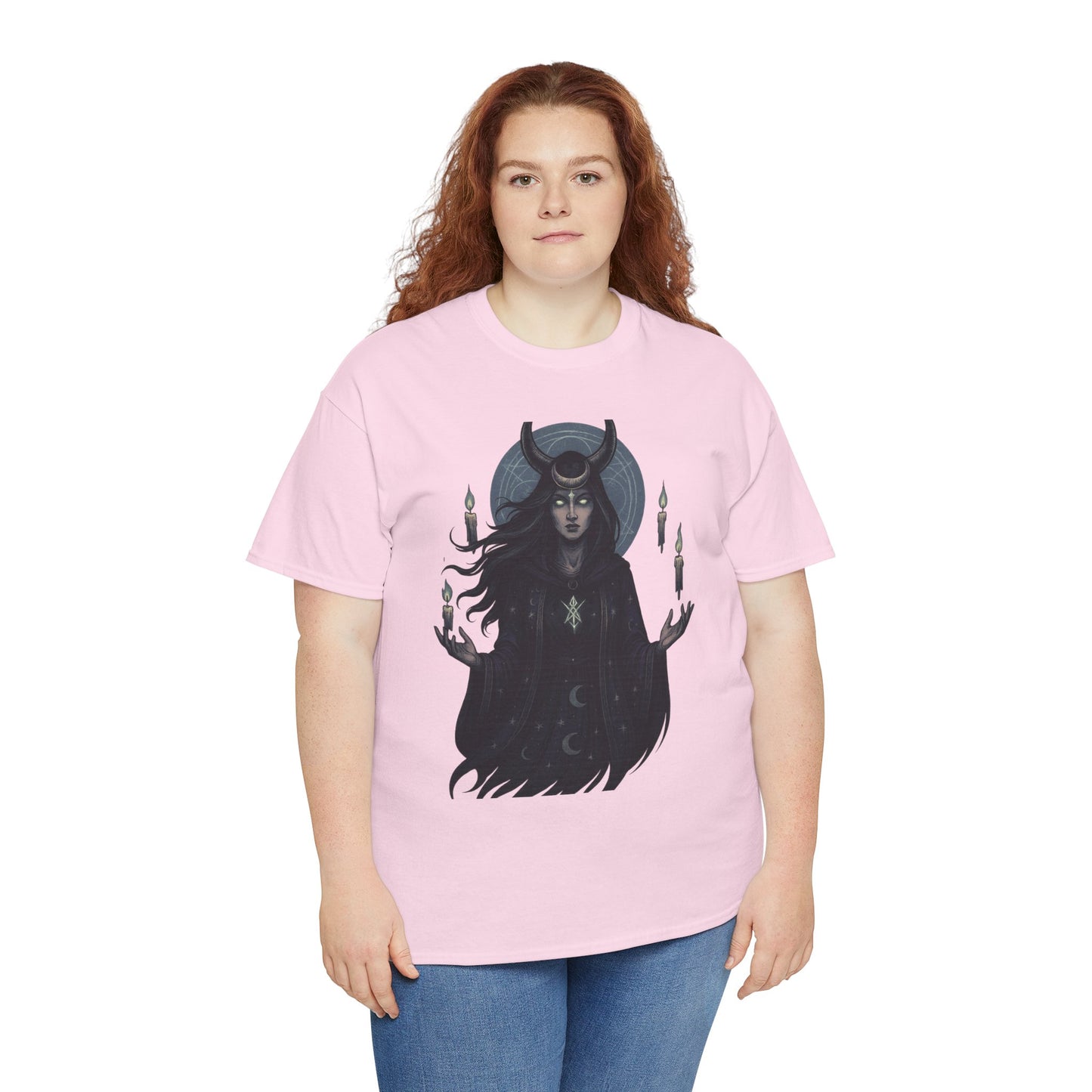 Moonlit Sorceress – Enchanted Candlelight Tee