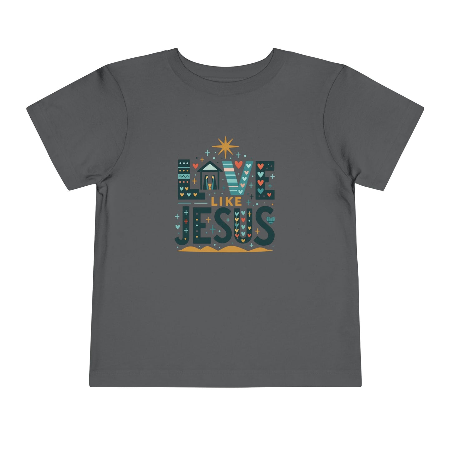 Love Like Jesus Christmas Tee - Toddler Holiday Shirt