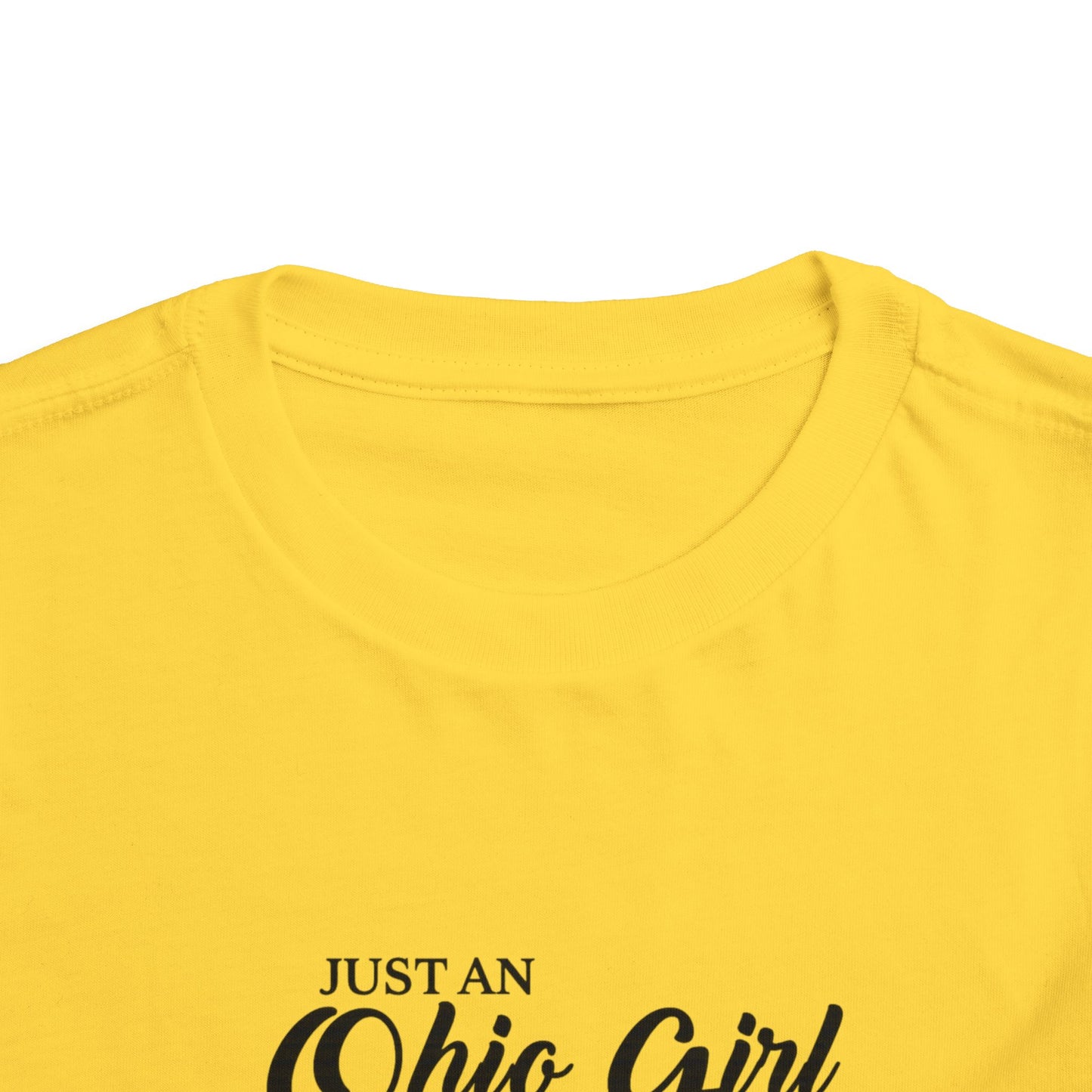 Toddler Tee Ohio Girl in North Carolina World Design Shirt