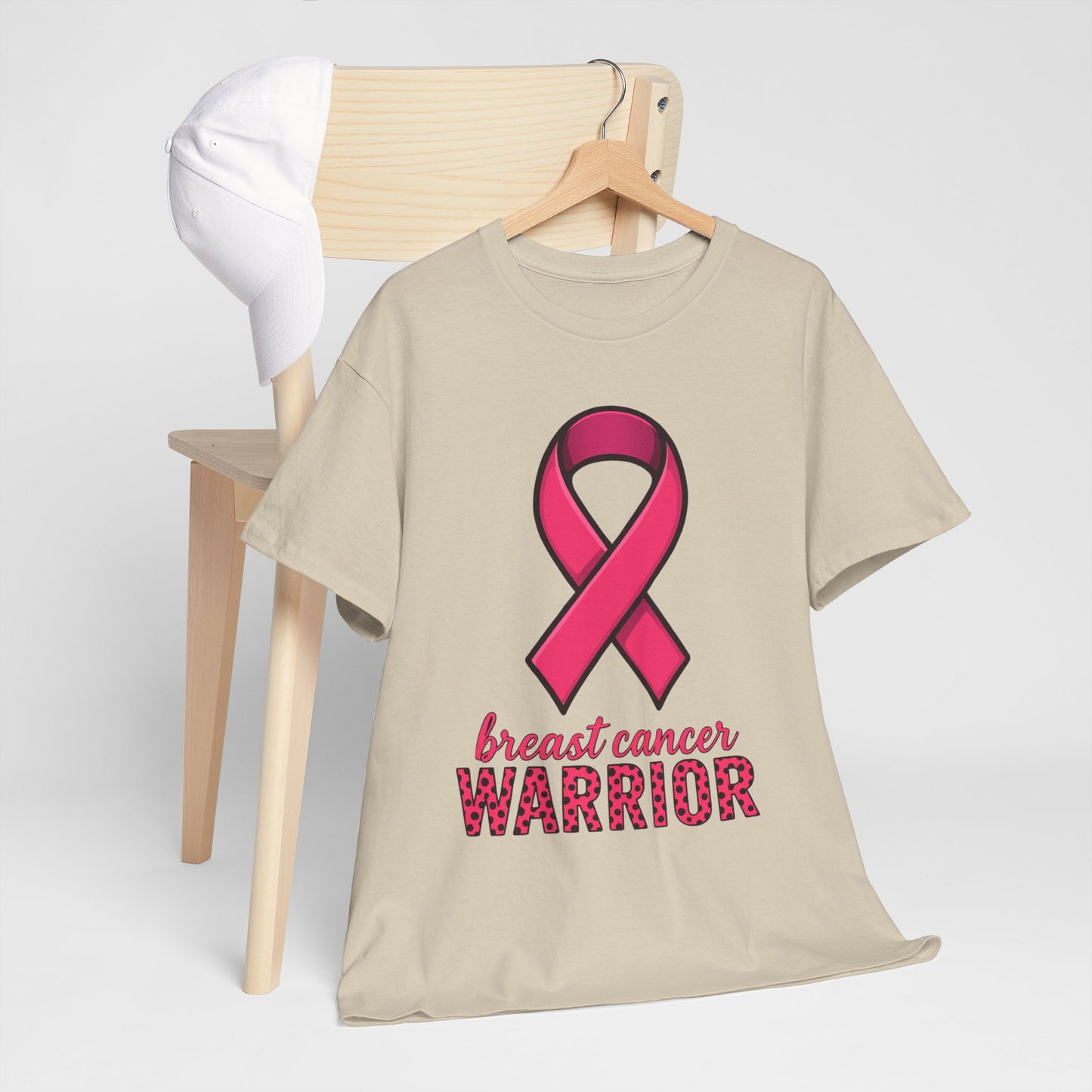 Breast Cancer Warrior Pink Ribbon Tee