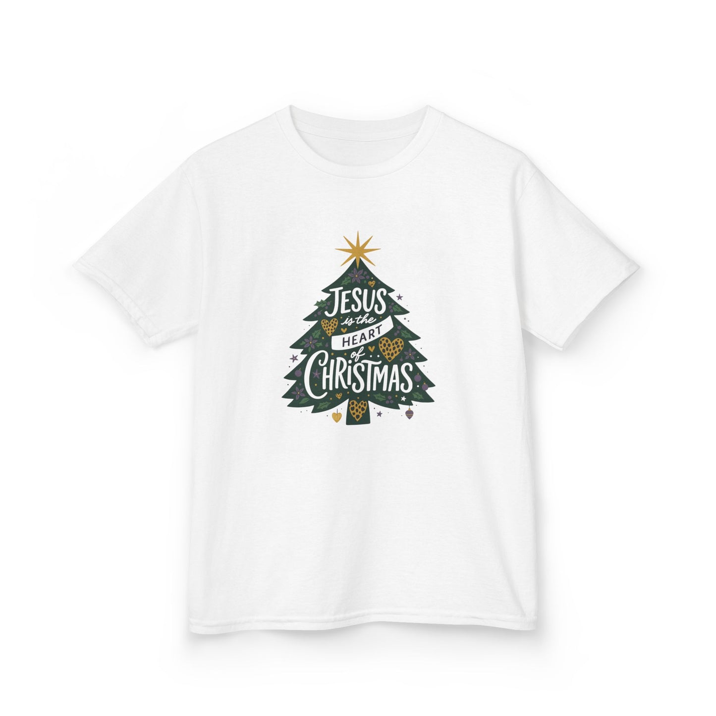 Jesus is the Heart of Christmas Dino Tee