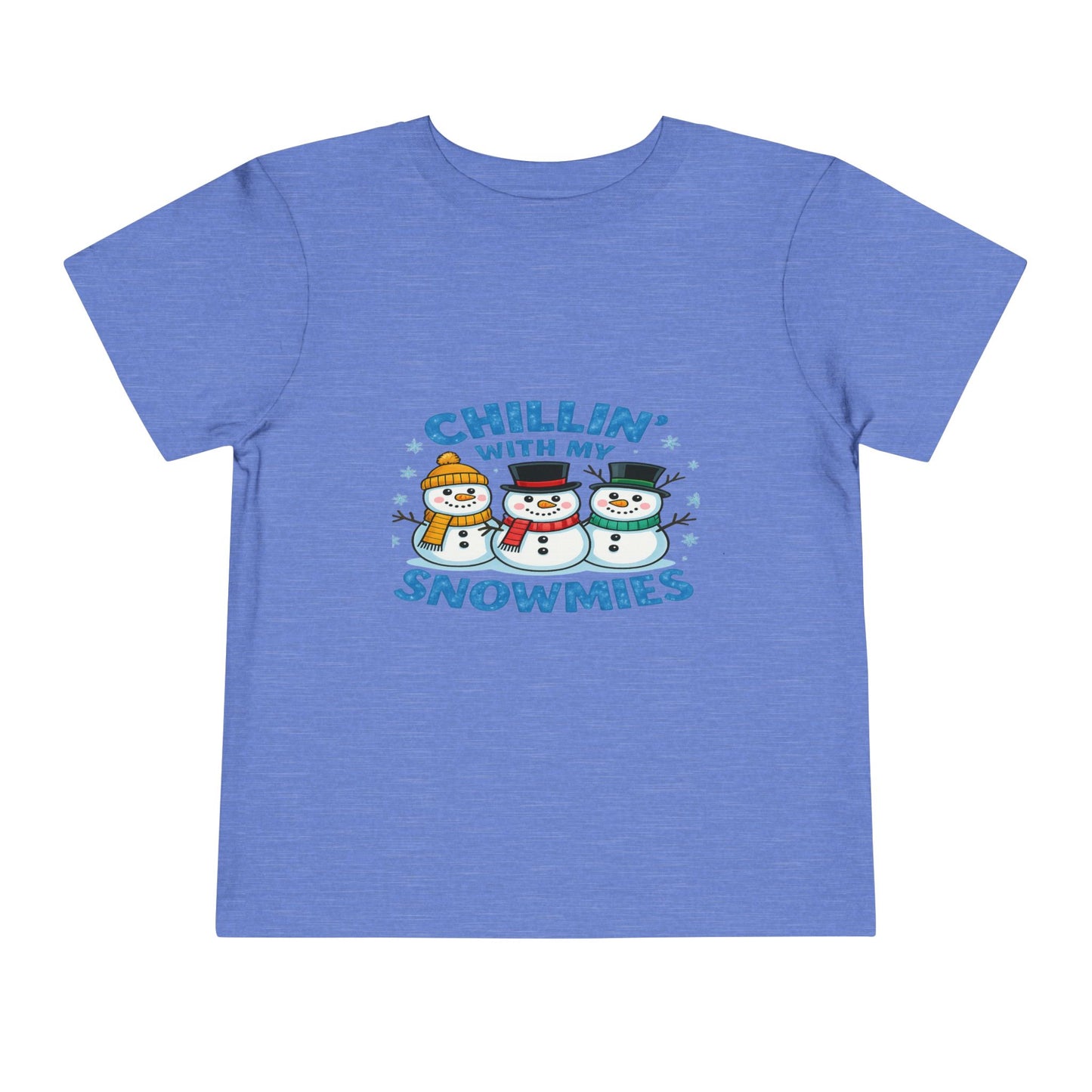 Chillin' with My Snowmies Toddler Christmas Tee