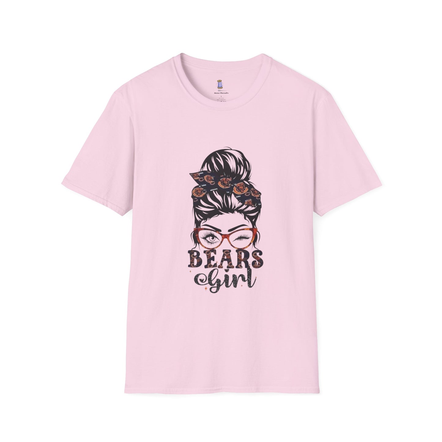 Bears Girl Graphic Tee, Cute Unisex Shirt, Casual Wear, Gift for Her, Funny T-Shirt, Everyday Style, Birthday Gift