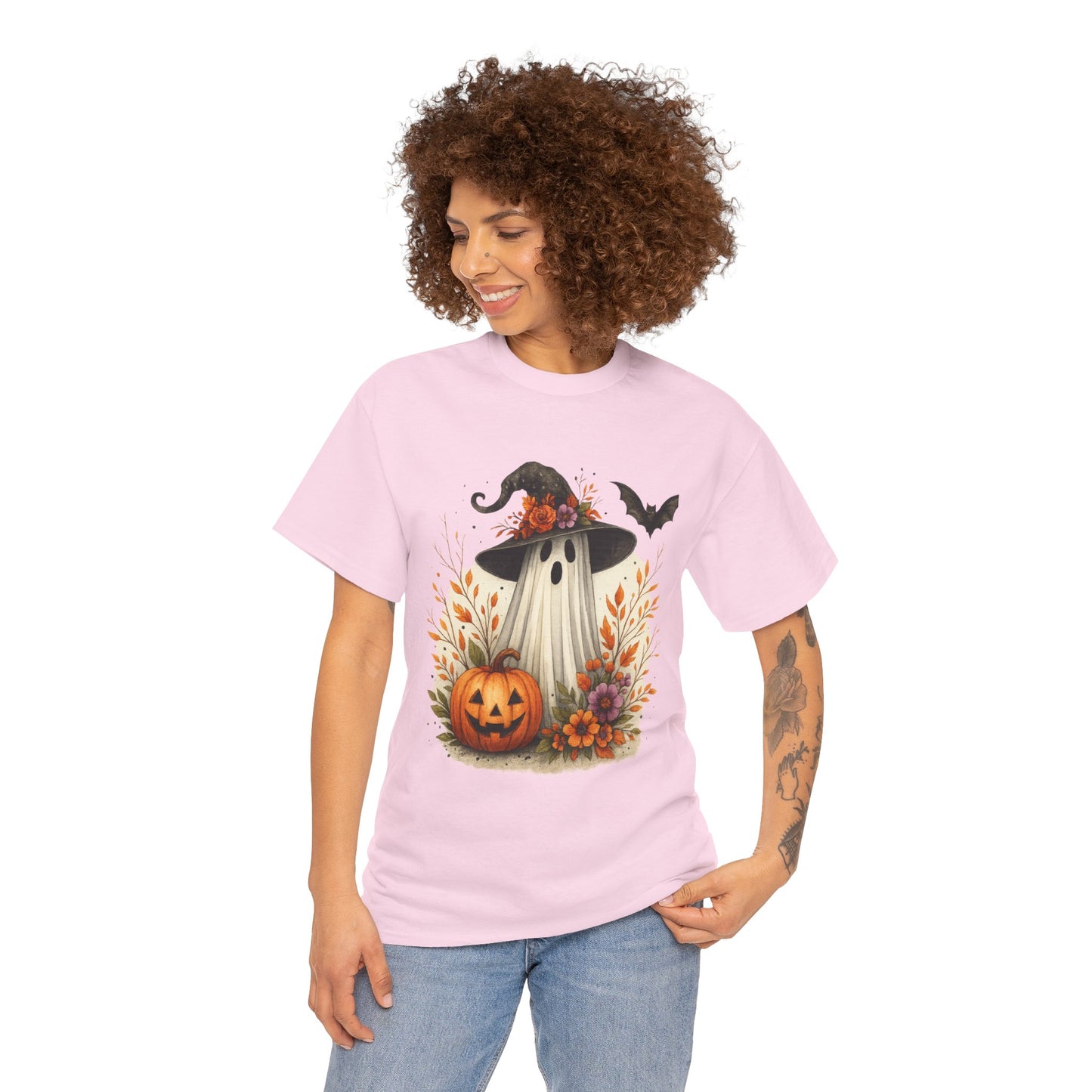 Whimsical Ghost Halloween Tee