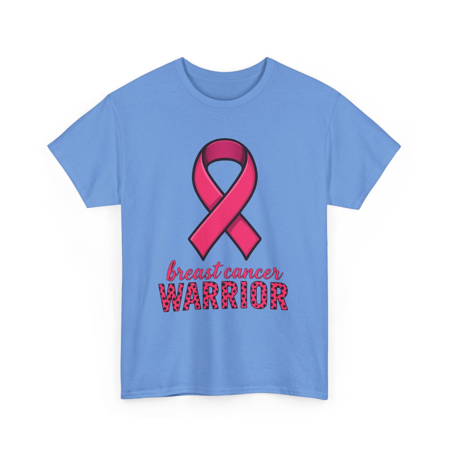 Breast Cancer Warrior Pink Ribbon Tee