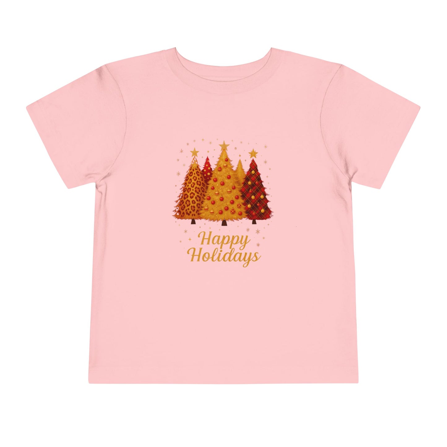 Happy Holidays Christmas Tree Toddler Tee