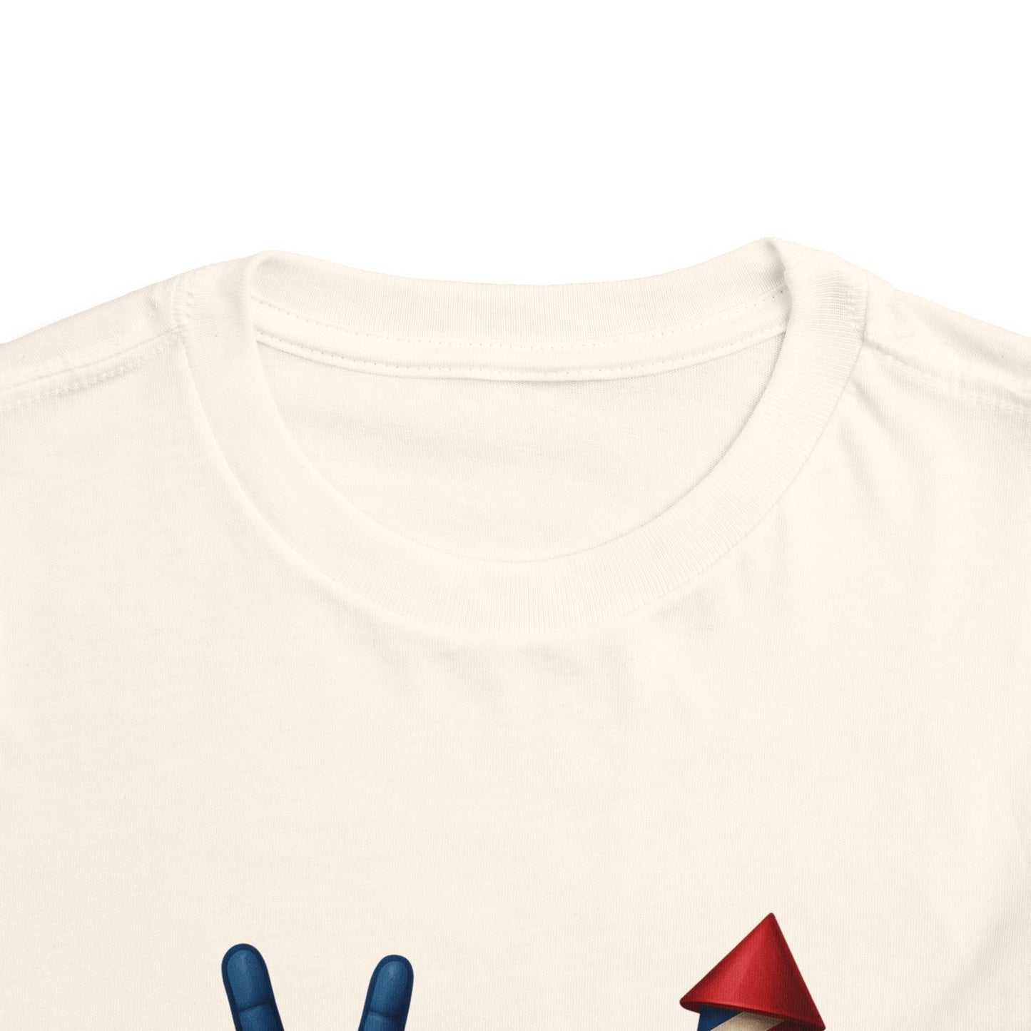 4th of July Peace & Heart Tee: Patriotic Toddler Shirt