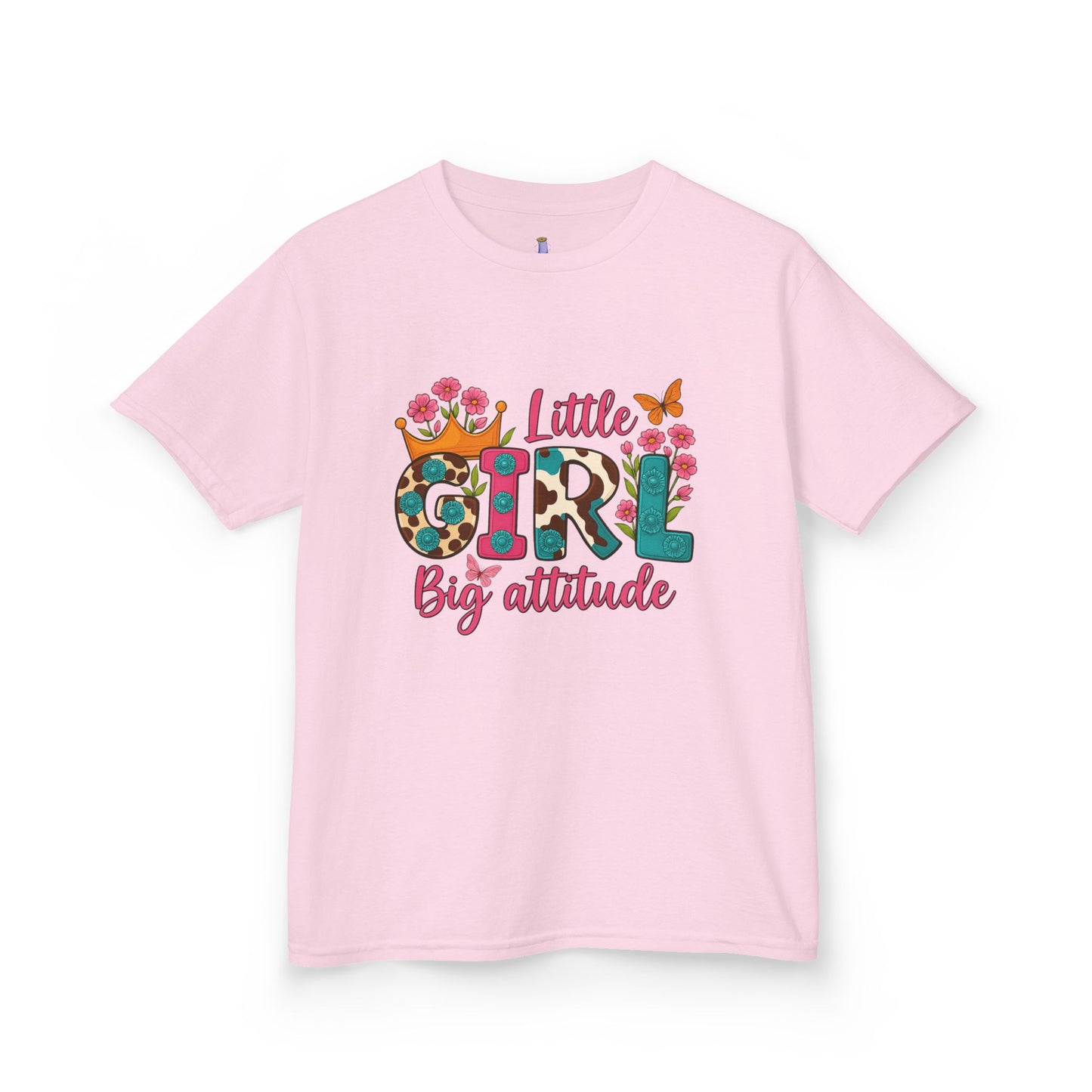 Little Girl Big Attitude Tee - Fun Kids Shirt, Birthday Gift, Casual Outfit, Girls Fashion, Playtime Wear