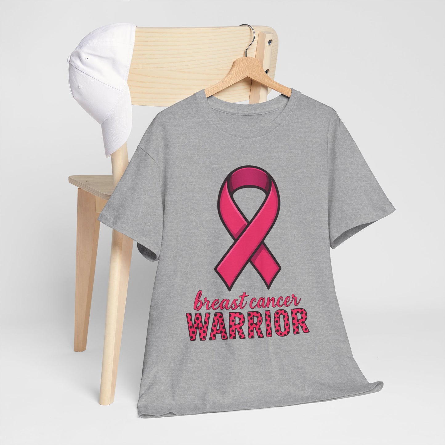 Breast Cancer Warrior Pink Ribbon Tee