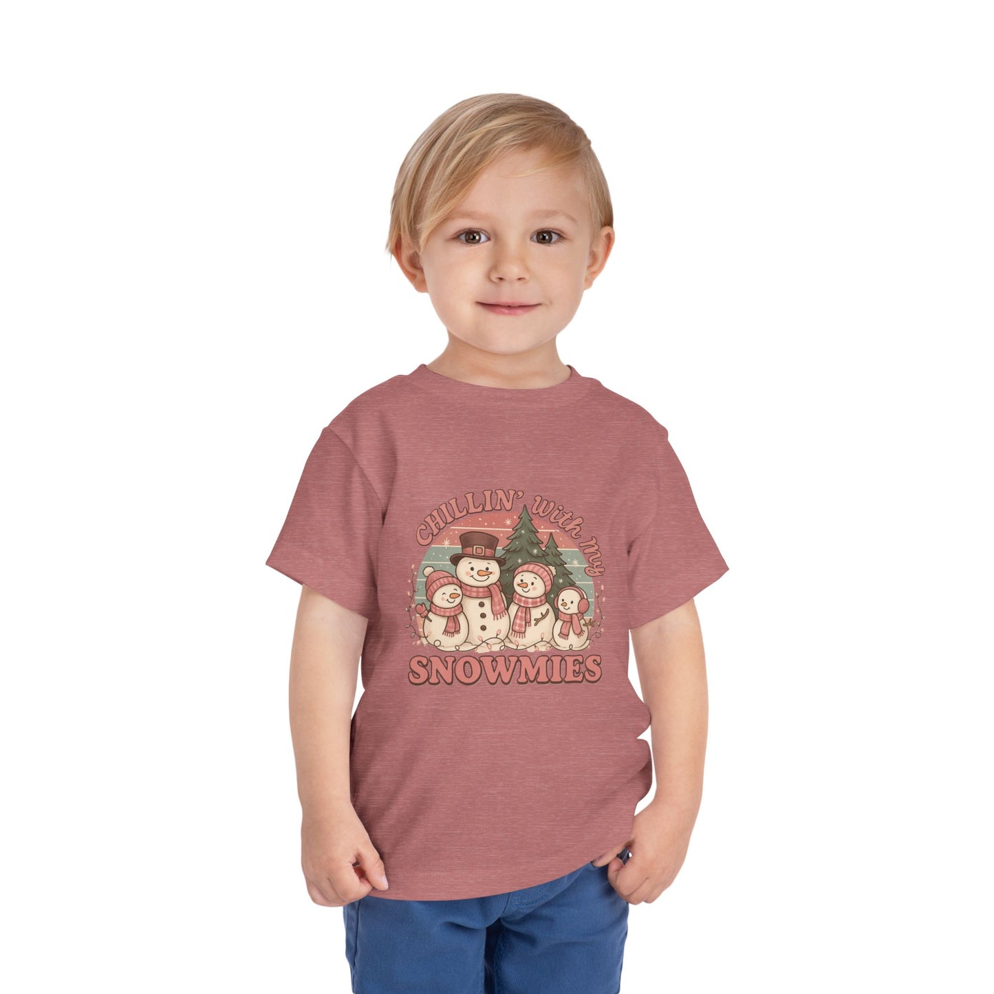 Chillin' Snowmies Toddler Christmas Tee