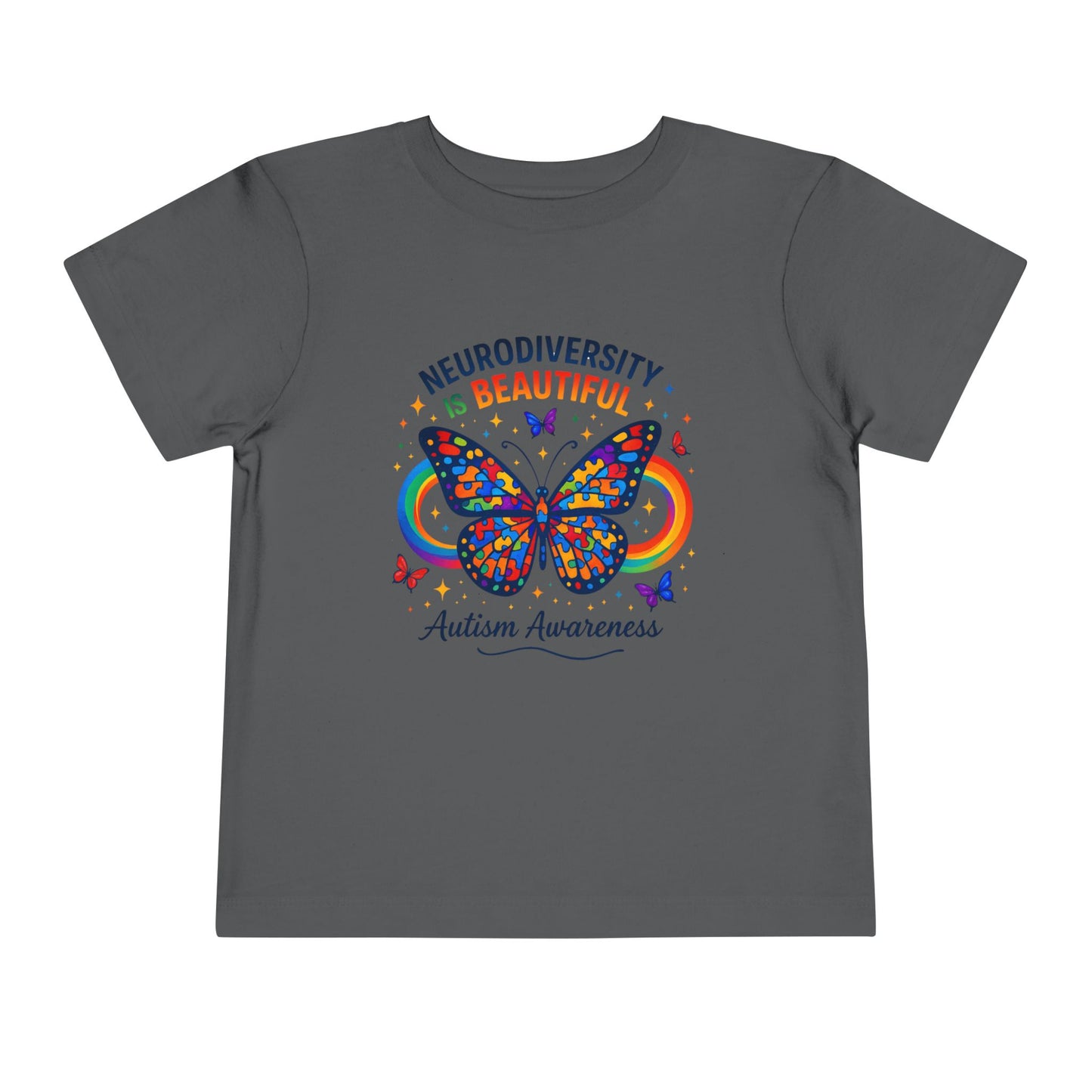 Toddler Tee Neurodiversity Is Beautiful Butterfly Design