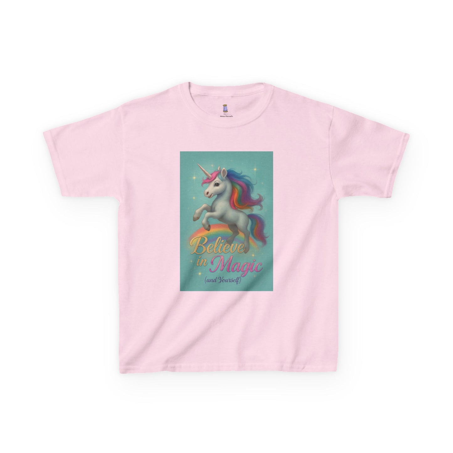 Unicorn Magic Kids Tee - Believe in Magic, Kids T-Shirt, Unicorn Shirt, Birthday Gift, Playtime Apparel