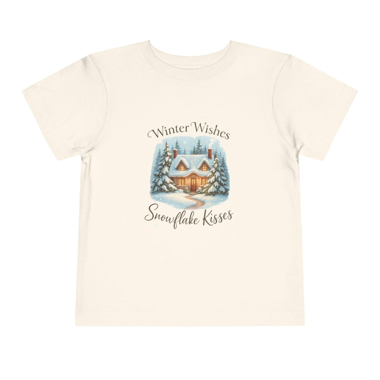 Winter Wishes Cottage Christmas Tee - Toddler Holiday