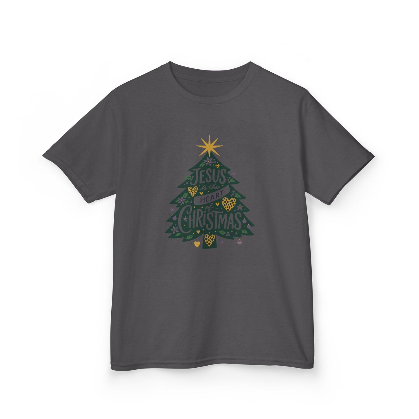 Jesus is the Heart of Christmas Dino Tee